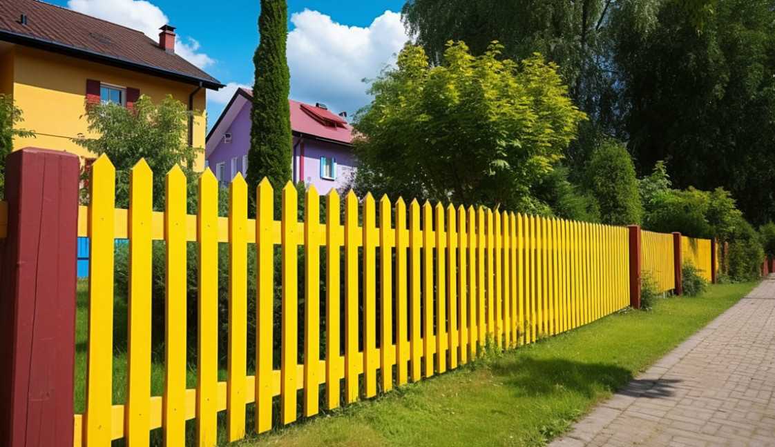 Забор штакетник